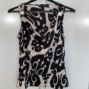 WHBM abstract blouse